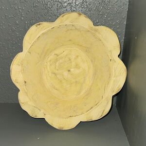 Yellow Flower Dough Bowl